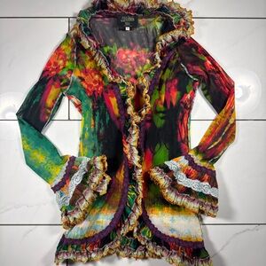 Vintage Archive Jean Paul Gaultier SS2000 Mesh Cardigan Top